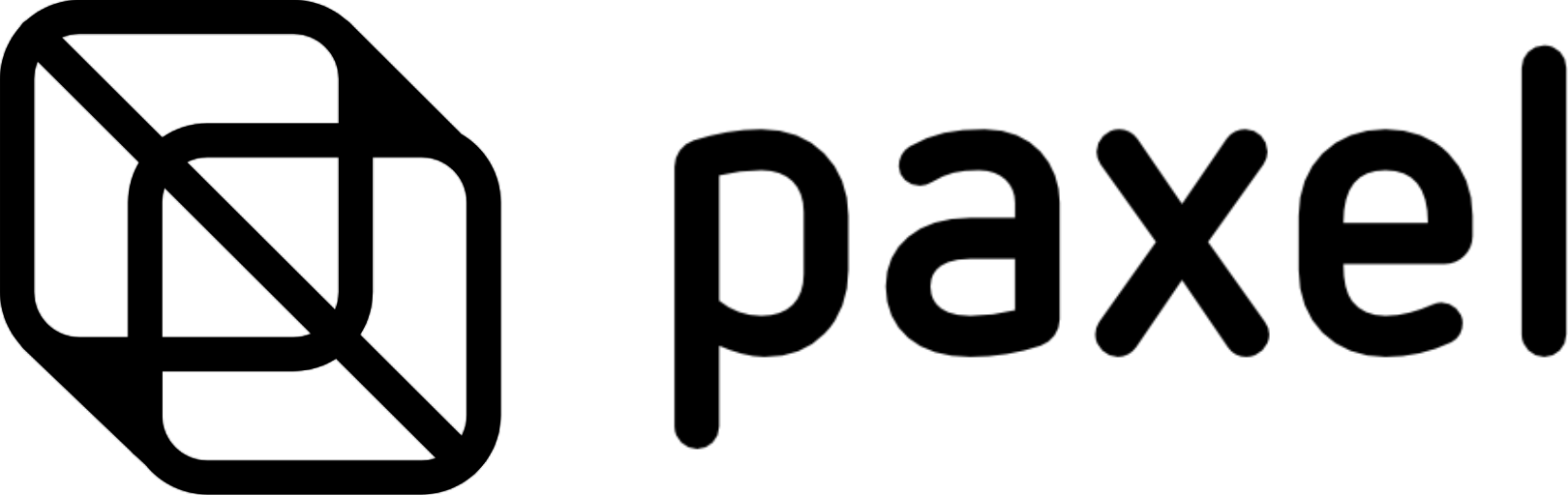 Paxel Logo Hitam PNG